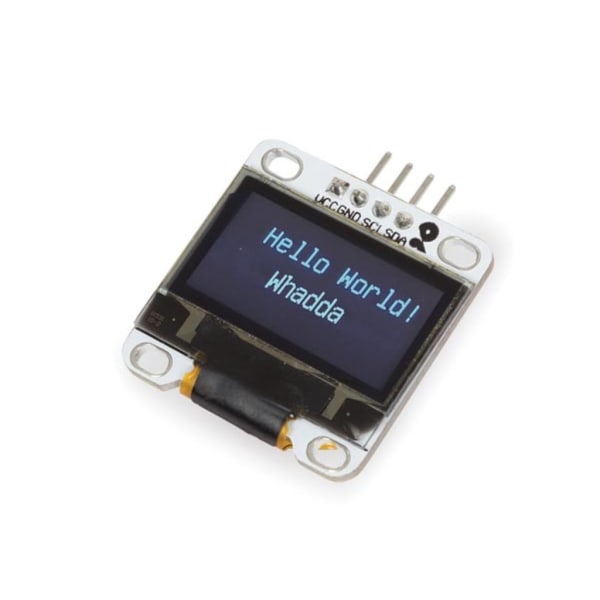 0,96 tommer Oled-skærm med I2C