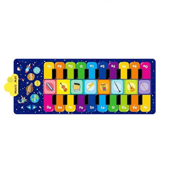 Interaktiv børnedansemåtte, 8 instrumenter, 10 melodier