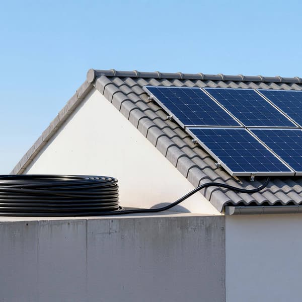 Forlængerkabel til solpanel 10AWG, 19,8 m rød sort, MC4