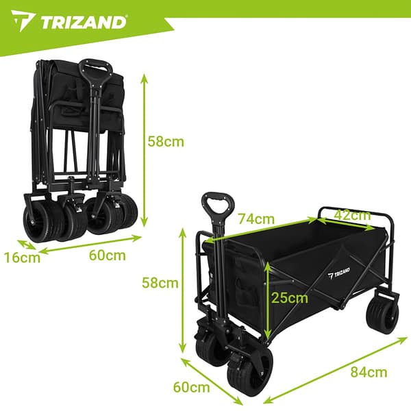 Gardlov 23084 foldbar transportvogn