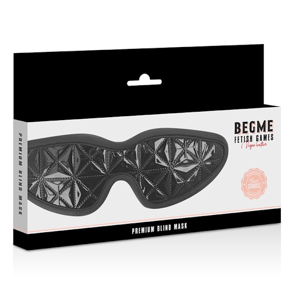 Begme - Black Edition Premium blindmask med neoprenfoder