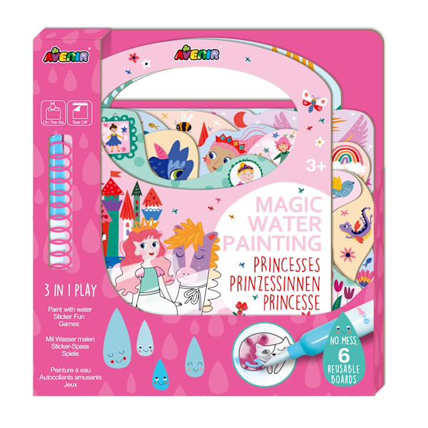 Avenir Magic Vattenmålning-Prinsessor