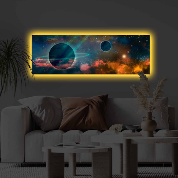 Dekorativ LED-belyst canvasmålning 3090KTLGDACT - 012