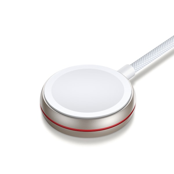 Induktiv oplader til Apple Watch USB-C 1,2m hvid
