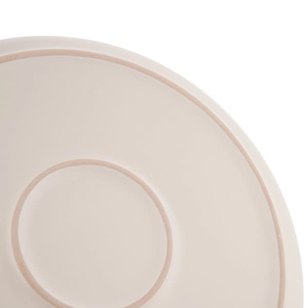 Keramisk tallrik, krämfärgad, 26,5 cm, diskmaskinssäker
