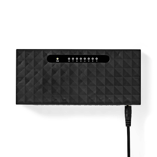 Verkkokytkin | Langallinen nopeus: Gigabit | Ethernet-porttien lukumäärä: 8