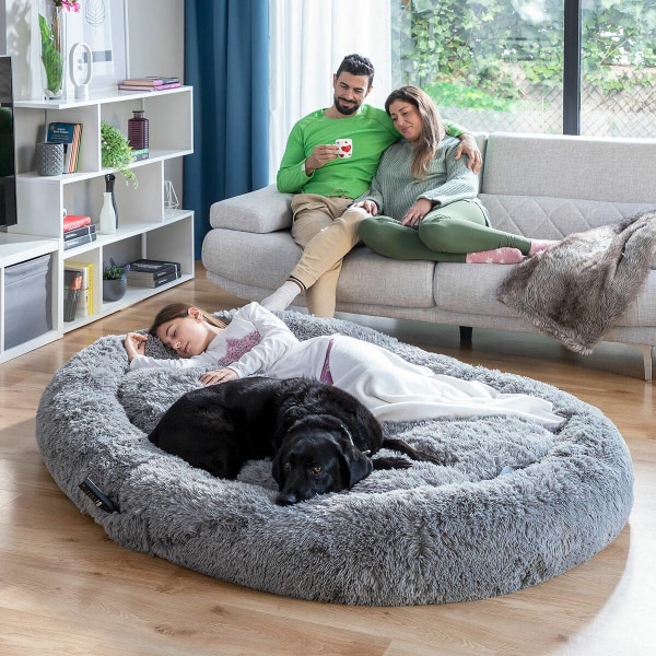 Hundsäng för människor | Human Dog Bed XXL InnovaGoods Grey