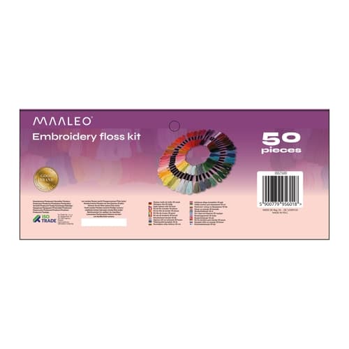 Floss - broderisæt 50 farver 25680