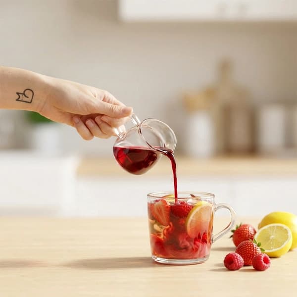 Glasmælkekande, 130 ml – Borosilikat, Klassisk Design