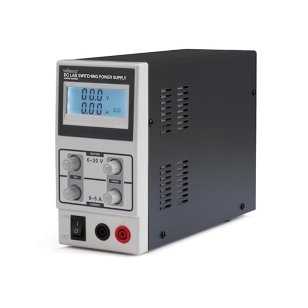 Dc Lab Switching Mode Strømforsyning 0-30 Vdc / 0-5 A Max med LCD-skærm