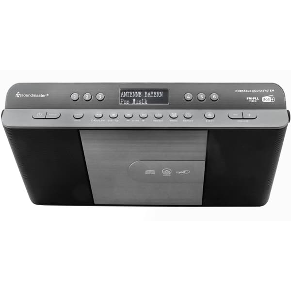 Radio Quick Select CD Bærbar RCD1870SW Sort/Sølvgrå