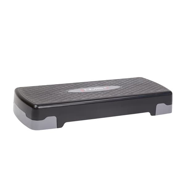 Aerobic Step Platform, musta/punainen, säädettävä korkeus