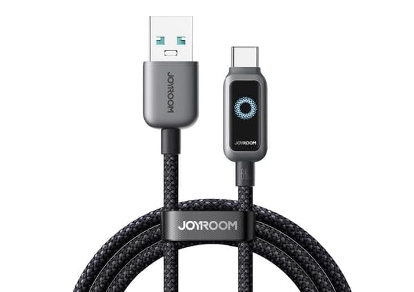 Joyroom USB-A - USB-C Pikalatausdatakaapeli 66W, 1.2m - Musta