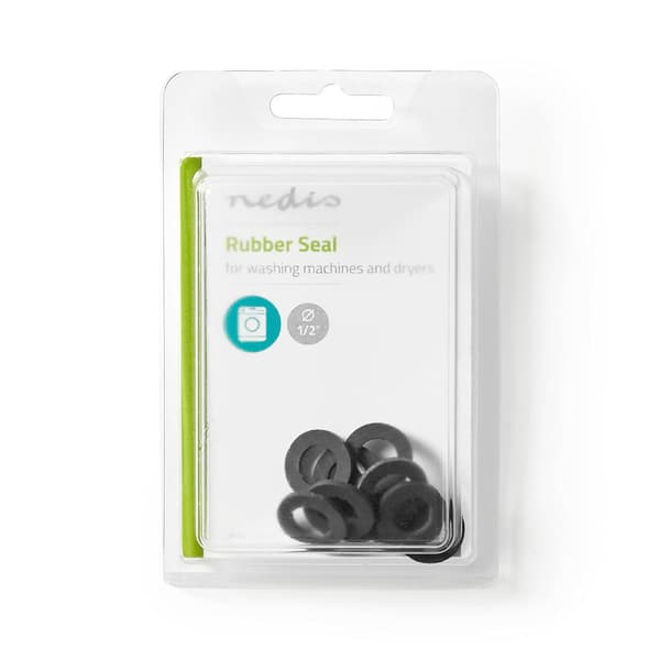 Gummi Seal til Slanger | 1/2'' | 10 stk. | Sort