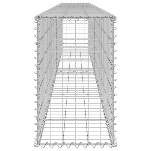 Gabionvæg i galvaniseret stål 300x30x50 cm