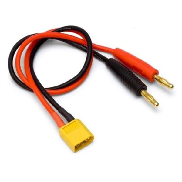 Ladekabel XT60 med 4 mm bananstik