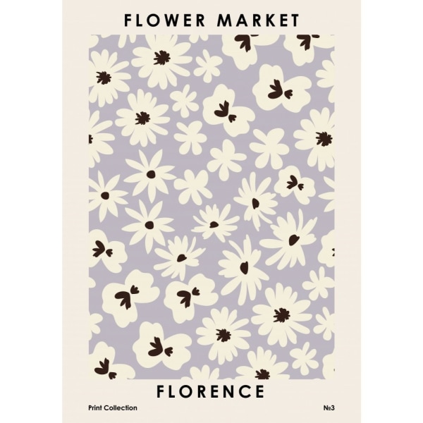 Flower Market Florence - 21x30 cm