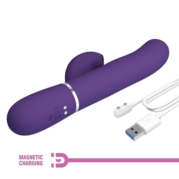 Pretty Love - Perlita G-Spot Vibrator 3 i 1 multifunktionslila
