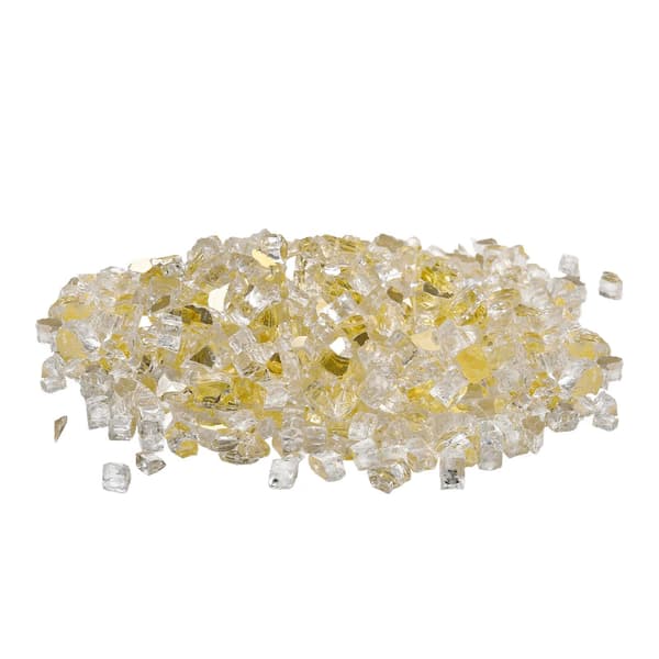 Eldstadsglas, guldreflekterande 1/2-tums, 10 lb