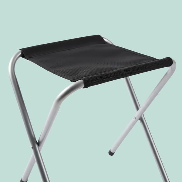 Hopfällbart campingbord med 4 pallar, justerbar höjd