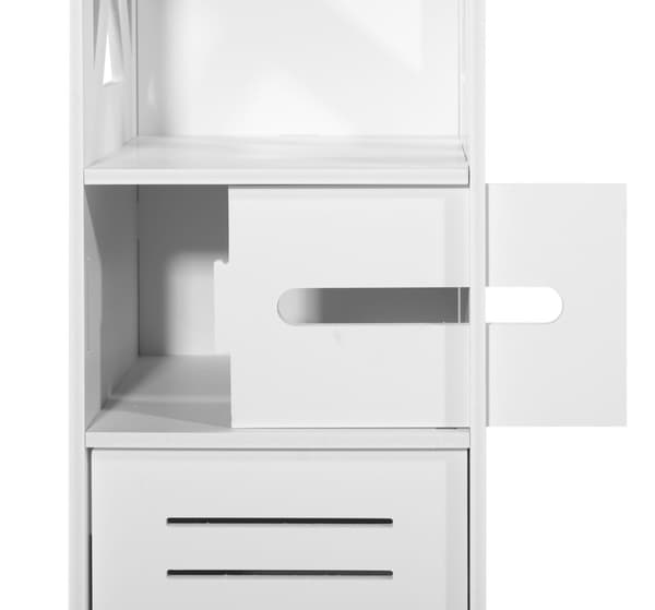 Badeværelsesskab, 80 cm, hvid