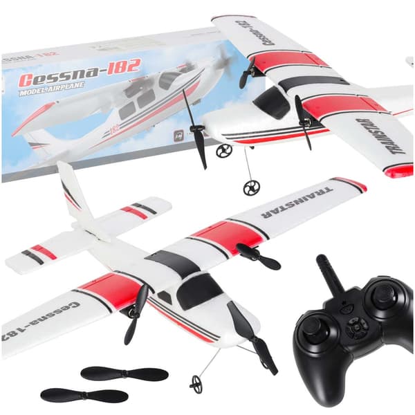 RC Glidflygplan, 2,4 GHz fjärrkontroll, 100 m räckvidd