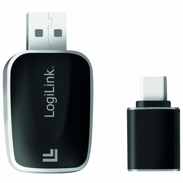 LogiLink trådløs CarPlay og Android Auto-adapter, Bluetooth 5.0, sort