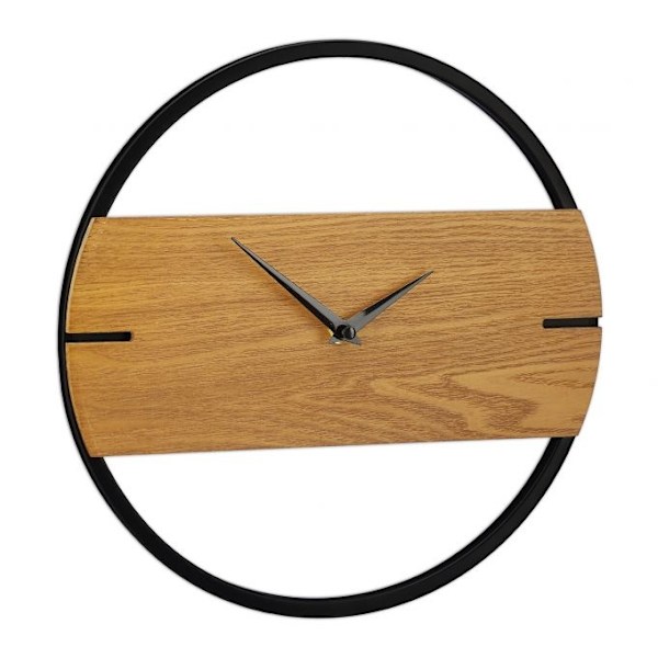 Vægur i træ design
