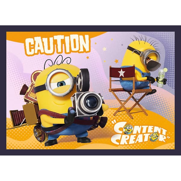 Minions Puslespilsæt – 4-i-1, 35 til 70 Brikker