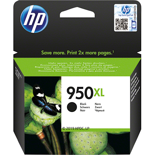 HP 950XL - blækpatron, sort