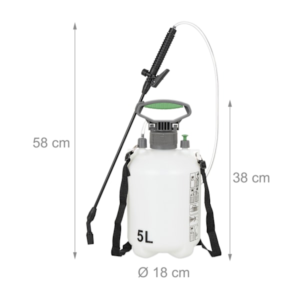 Tryksprøjte 5 l