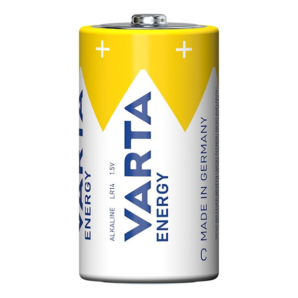 Varta Energy Alkaline batterier C 2 stycken i blister