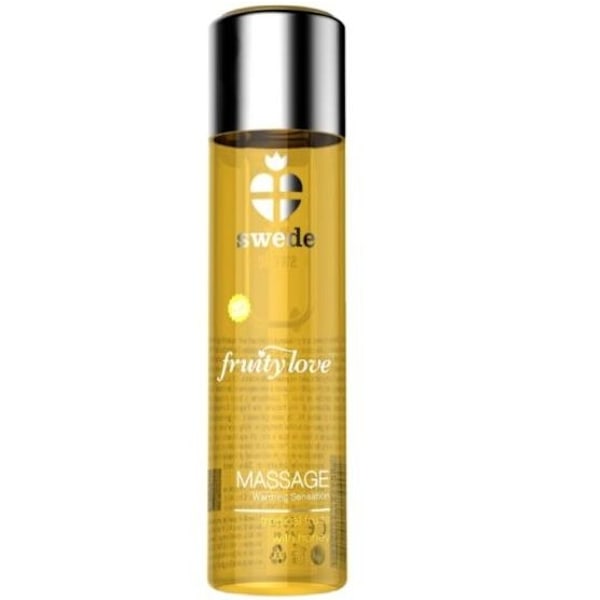 Swede - Fruity Love lämmittävä vaikutus hierontaöljy Trooppinen hedelmäinen hunajalla 60 ml