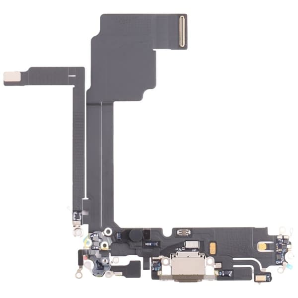 iPhone 15 Pro Max Original Opladningsport Flexkabel - Titaniumfarve
