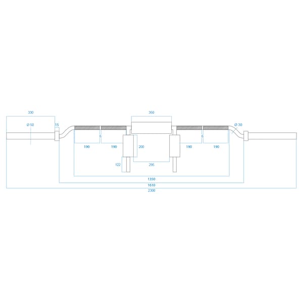 Olympic Curl Bar 220cm – Stål, 320kg Kapacitet