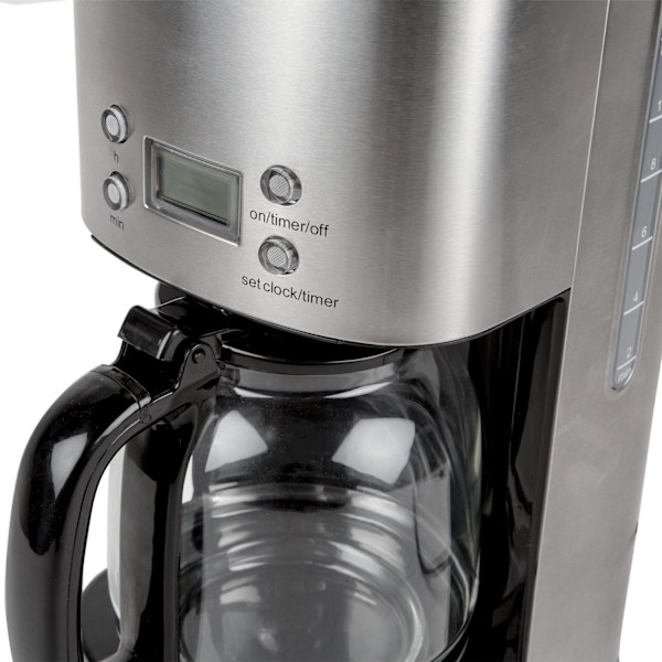 Kahvinkeitin Digital 12-cup/1,5L KB210 ruostumaton