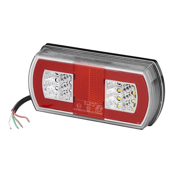 Baklykta 5 funktion 225 x 105 mm 43LED höger