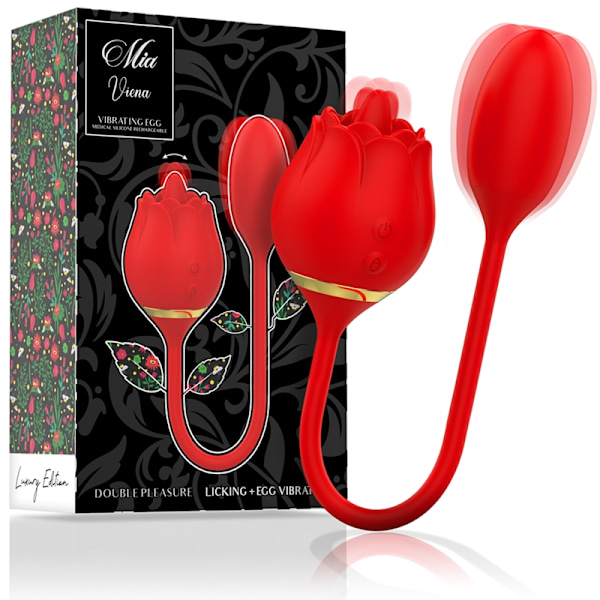 Mia - Vienna Double Pleasure Licking + Vibrating Egg