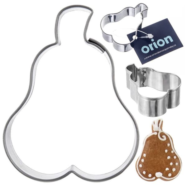 Småkakskärare stålpäron 4,5 cm