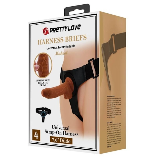 Pretty Love - Selebyxa Universalsele Med Dildo Micheal 20 Cm Svart