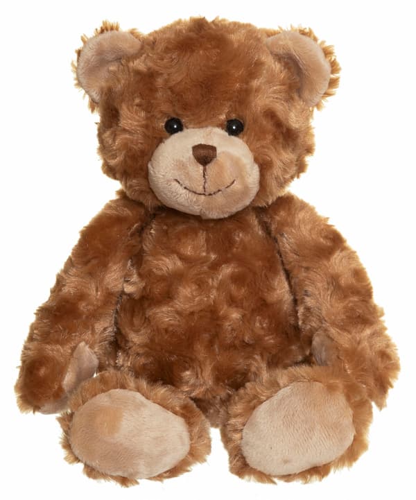 Brun bamse, blød plys, 30 cm, maskinvaskbar