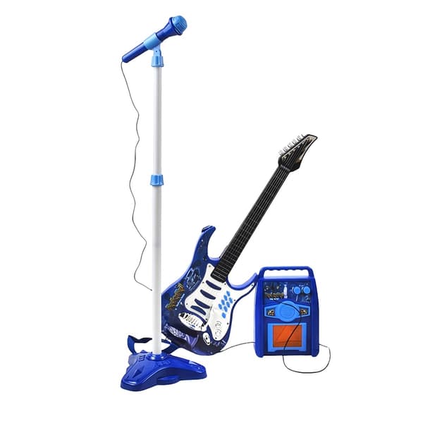 Elgitarr+mikrofon+skyförstärkare 22409