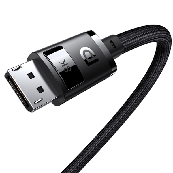 High Definition Series DisplayPort 8K 60Hz kabel 2m sort