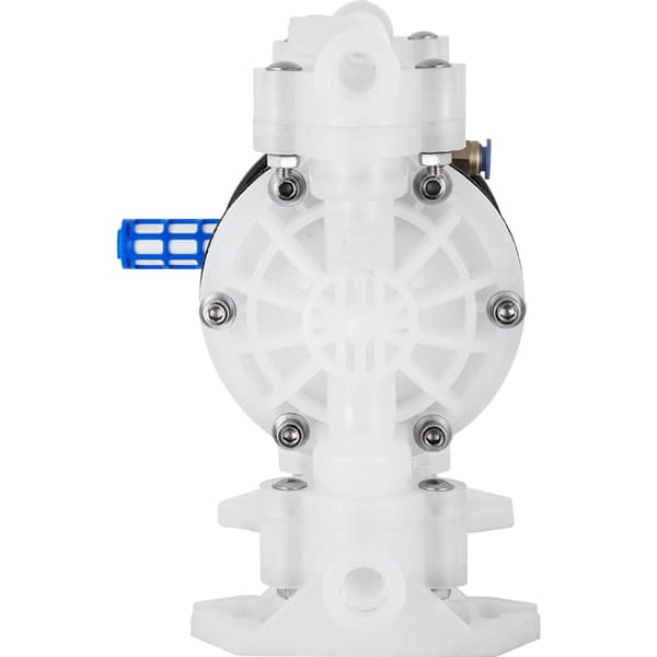 Luftdriven dubbelmembranpump, PTFE, 100 PSI, 1/2 tum
