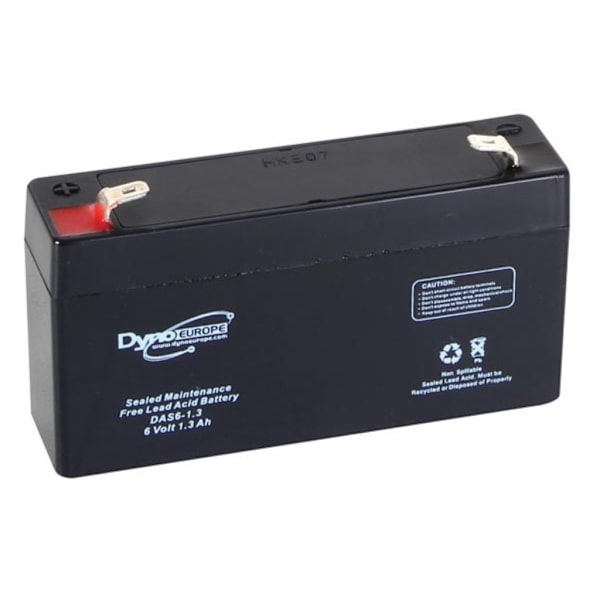 Blybatteri 6 V - 1,3 Ah 98 X 25 X 56 Mm