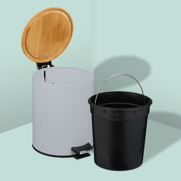 Pedalspand 5L med soft-Close låg og liners