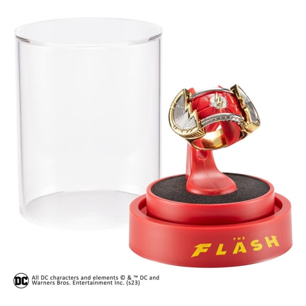 DC Comics Flash Prop Replica Ring med Display