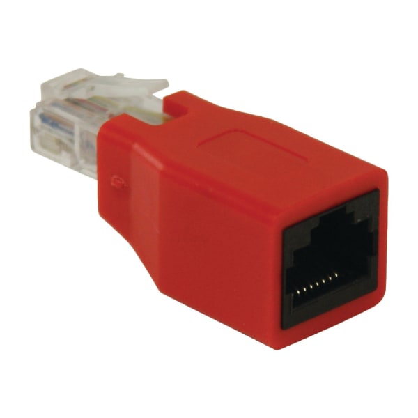 CAT6 Verkkosovitin RJ45 (8P8C) Uros - RJ45 (8P8C) Naaras Punainen