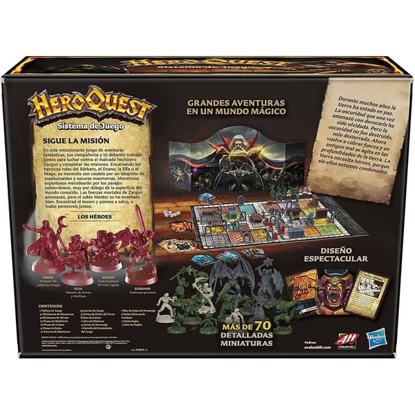Spanska Avalon Hill Dungeon Adventures HeroQuest brädspel