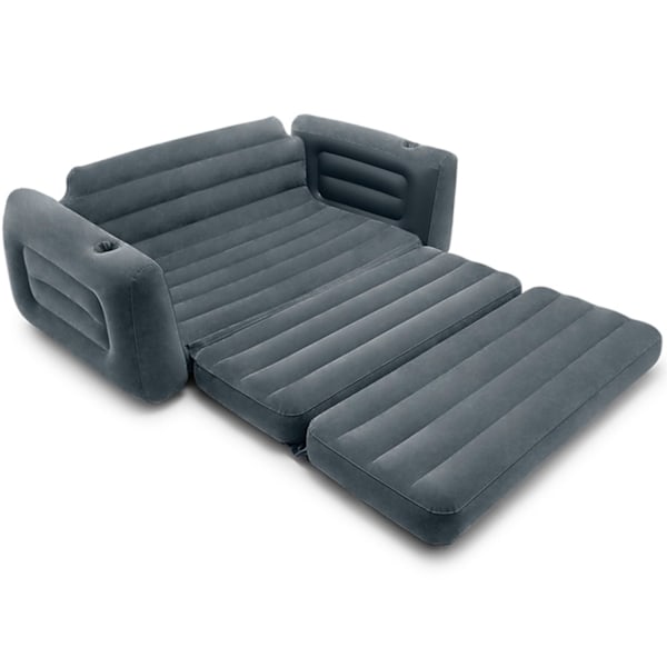 Oppustelig sofa 2-i-1 udfoldelig lænestol Intex 66552